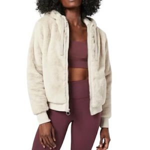 Athleta Ritual Jacket in Abalone Grey New XXS